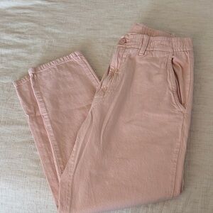 Zara peach relaxed-fit Jeans- Small
